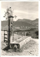 72319668 Oberstaufen Brunnentrog Panorama Oberstaufen - Oberstaufen