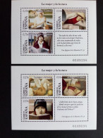 SPANIEN BLOCK 133-134 POSTFRISCH(MINT) DIE FRAU UNDDIE LEKTÜRE 2004 - Blocs & Feuillets