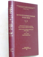 Les Statuts Synodaux Français Du XIIIè Siècle, Tome 3, Les Statuts Synodaux Angevins De La Seconde Moitié Du XIIIe Siècl - Non Classés