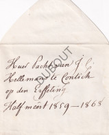 Hombeek/Kontich - Brief Weduwe De Meester-Geelhand 1859 (V3024) - Manuscritos