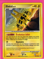 Carte Pokemon 2007 Diamant Et Perle 48/130 Elekid 40pv Bon Etat - Diamond & Pearl 