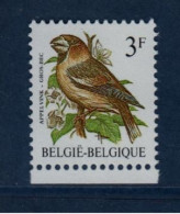 Belgique België, **, Yv 2186, Mi 2241x, SG 2847, Gros-bec Casse-noyaux, - Unused Stamps