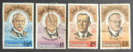 GRENADA 1978 - Nobel Prize Winner, Set Of 4 Stamps, Fine Used / MH Mint Slightly Hinged - Grenade (1974-...)