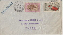 1939 - MADAGASCAR - ENVELOPPE Par AVION De TANANARIVE => PARIS - Lettres & Documents