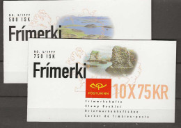 1999 MNH Iceland Booklet (2), Postfris** - 1999