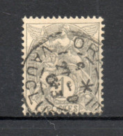 FRANCE   N° 107          OBLITERE    COTE 0.50€   TYPE BLANC - 1900-29 Blanc