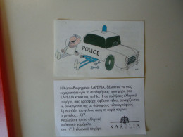 GREECE VIGNETTE  CIGARETTE KARELIA COMICS CARICATURE ΚΥΡ ΓΕΛΟΙΟΓΡΑΦΙΕΣ - Altri & Non Classificati