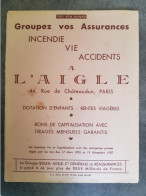 Buvard Assurances " L 'aigle " - Banco & Caja De Ahorros