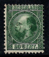 Pays-Bas 1867 Mi. 10 Oblitéré 100% 20 C, Le Roi Guillaume III - Used Stamps