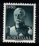 Portugal 1945 Mi. 688 Neuf ** 100% 3.50 E, Président Carmona - Nuevos