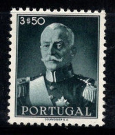 Portugal 1945 Mi. 688 Neuf ** 100% 3.50 E, Président Carmona - Neufs