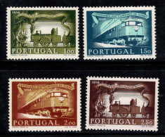 Portugal 1956 Mi. 850-853 Neuf ** 100% Train, Trains - Nuevos