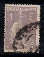 Portugal 1917 Mi. 244 Ax Oblitéré 100% Cérès, 1 E - Used Stamps