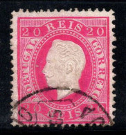 Portugal 1884 Mi. 60 B Oblitéré 100% Roi Louis, 20 R - Oblitérés