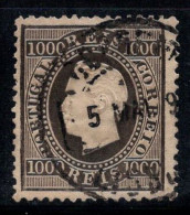 Portugal 1884 Mi. 61 B Oblitéré 100% Roi Louis, 1000 R - Oblitérés