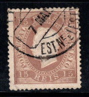 Portugal 1871 Mi. 36 C Oblitéré 100% Roi Louis, 15 R - Oblitérés