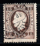 Portugal 1871 Mi. 36 B Oblitéré 100% Roi Louis, 15 R - Oblitérés