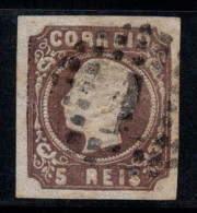 Portugal 1862 Mi. 12 Oblitéré 100% 5 R, Roi Louis - Gebraucht