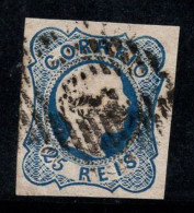 Portugal 1855 Mi. 6 I Oblitéré 100% 25 R, Roi Pierre V - Used Stamps