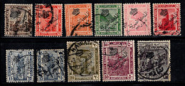 Égypte 1922 Oblitéré 80% Surimprimé Sphinx, Pyramide, Monuments - Used Stamps