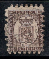 Finlande 1866 Mi. 5 C Oblitéré 100% Armoiries, 5 P - Used Stamps