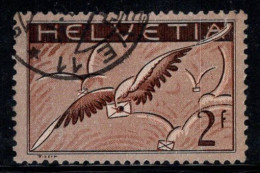 Suisse 1930 Mi. 245z Oblitéré 100% Poste Aérienne Colombe, Lettre - Gebruikt