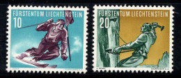 Liechtenstein 1955 Mi. 334-335 Neuf ** 100% Sport - Ongebruikt