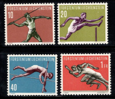 Liechtenstein 1956 Mi. 342-345 Neuf ** 100% Sport - Neufs