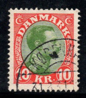 Danemark 1927 Mi. 176 Oblitéré 100% 10 Kr, Roi Christian X - Gebraucht