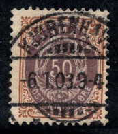 Danemark 1875 Mi. 30 Oblitéré 100% Chiffres, 50 O - Oblitérés