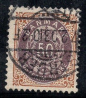 Danemark 1875 Mi. 30 Oblitéré 100% 50 O, Chiffres, - Used Stamps