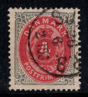 Danemark 1870 Mi. 18 I A Oblitéré 100% 4 S, Chiffres - Usado