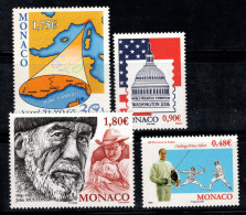 Monaco 2006 Mi. 2801-2804 Neuf ** 100% Carte, WASHINGTON, Huston - Andere & Zonder Classificatie