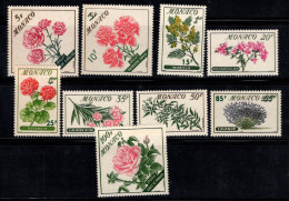 Monaco 1959 Mi. 609-617 Neuf ** 80% Fleurs, Flore - Andere & Zonder Classificatie