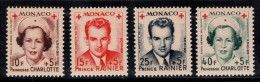 Monaco 1949 Mi. 397A-400A Neuf ** 100% Croix-Rouge - Autres & Non Classés