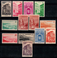 Monaco 1948 Mi. 381-393 Neuf ** 80% Monuments, Paysages - Other & Unclassified