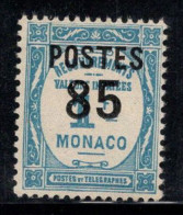 Monaco 1937 Mi. 158 I Neuf ** 100% Surimprimé 85 C Sur 1 FR - Andere & Zonder Classificatie