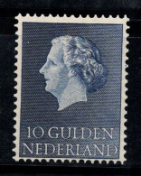 Pays-Bas 1957 Mi. 706 Neuf ** 100% Reine Juliana, 10 G - Ongebruikt