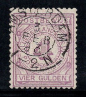 Pays-Bas 1884 Mi. 5 Oblitéré 100% Service Pour Mandats, 4 G - Used Stamps