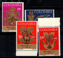 Colombie 1967 Mi. 1111-1114 Neuf ** 100% Bogota, Exposition De Timbres, - Colombia