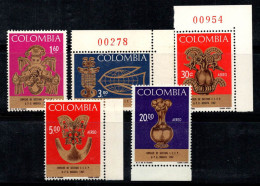 Colombie 1967 Mi. 1111-1115 Neuf ** 100% Bogota, Exposition De Timbres, - Colombia