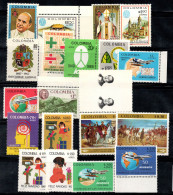 Colombie 1968-69 Neuf ** 100% Papa, Avions, Noël, Histoire - Colombia