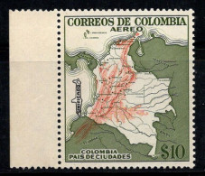 Colombie 1959 Mi. 882 Neuf ** 100% Poste Aérienne 10 P, UNIFICADO - Colombia