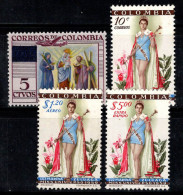 Colombie 1959 Mi. 848-851 Neuf ** 80% Exprés Miss Univers - Colombie