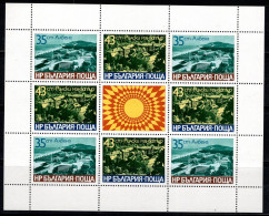 Bulgarie 1977 Mi. 2644-2645 Mini Feuille 100% Neuf ** Tourisme, Paysages - Blocks & Kleinbögen