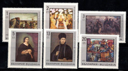 Bulgarie 1967 Mi. 1771-1776 Neuf ** 100% Peintures, Art - Ungebraucht