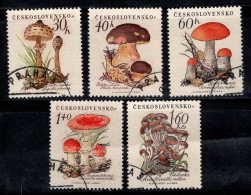 Tchécoslovaquie 1958 Mi. 1101-1105 Oblitéré 100% Mycètes - Used Stamps