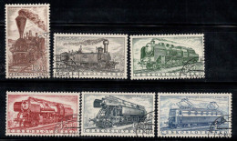 Tchécoslovaquie 1956 Mi. 988-993 Oblitéré 100% TRAINS, CHEMIN DE Fer - Used Stamps