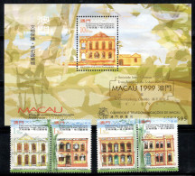 Macao 1999 Mi. Bl.68, 1037- Bloc Feuillet 100% Neuf ** Monuments, Bâtiments - Blocchi & Foglietti