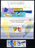 Macao 1998 Mi. Bl. 55,56,969- Bloc Feuillet 100% Neuf ** Mer, Coupe Du Monde - Blocks & Kleinbögen